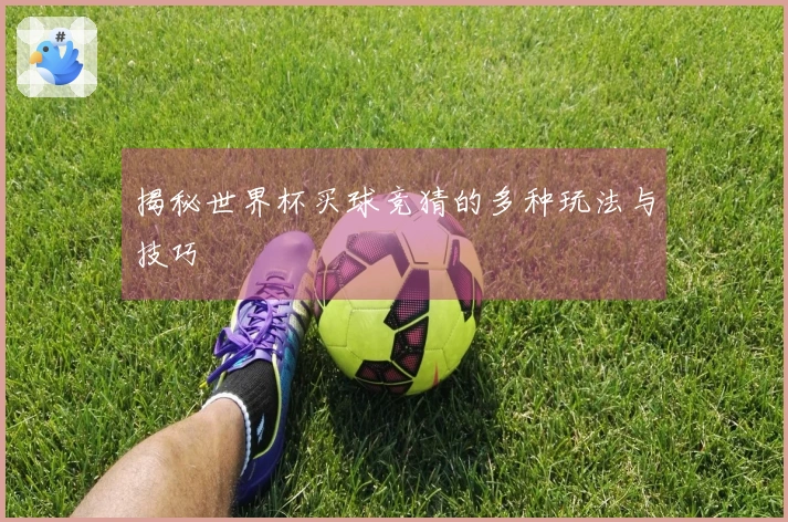 揭秘世界杯买球竞猜的多种玩法与技巧